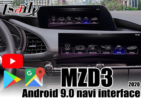 Giao diện ô tô 32GB Android cho Mazda3 / CX-30 2020 CarPlay box hỗ trợ google play, điều khiển cảm ứng